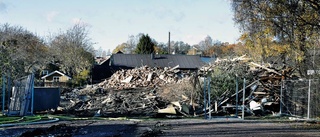 Nu har brandhuset rivits