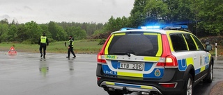 20-åring stoppad på riksväg 40 i morse