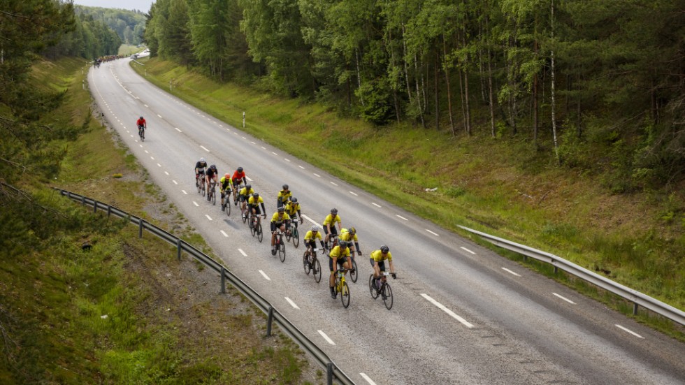Linjeloppen på SM i cykel ställs in. Det rapporterar DN. Arkivbild.