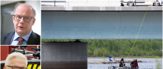 Fynd kopplade till mannen som föll av bron har gjorts