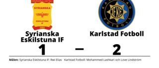 Rwi Elias enda målskytt när Syrianska Eskilstuna IF föll