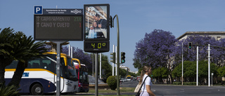 Rekordtidig värmebölja i Spanien