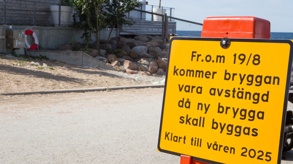 Från måndag är badbryggan vid Kallis avstängd för renovering, ett arbete som kommer att ta hela vintern och kanske även våren.