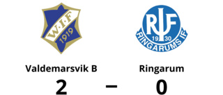 Ringarum föll med 0-2 mot Valdemarsvik B