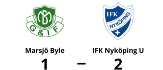 IFK Nyköping U vann borta mot Marsjö Byle