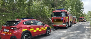 Skog började brinna mellan Valdemarsvik och Söderköping