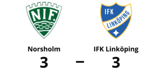 Norsholm kryssade hemma mot IFK Linköping