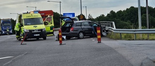 Person förd till sjukhus efter trafikolycka vid Jursla