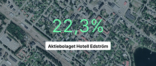 Så gick det för aktiebolaget Hotell Edström i fjol