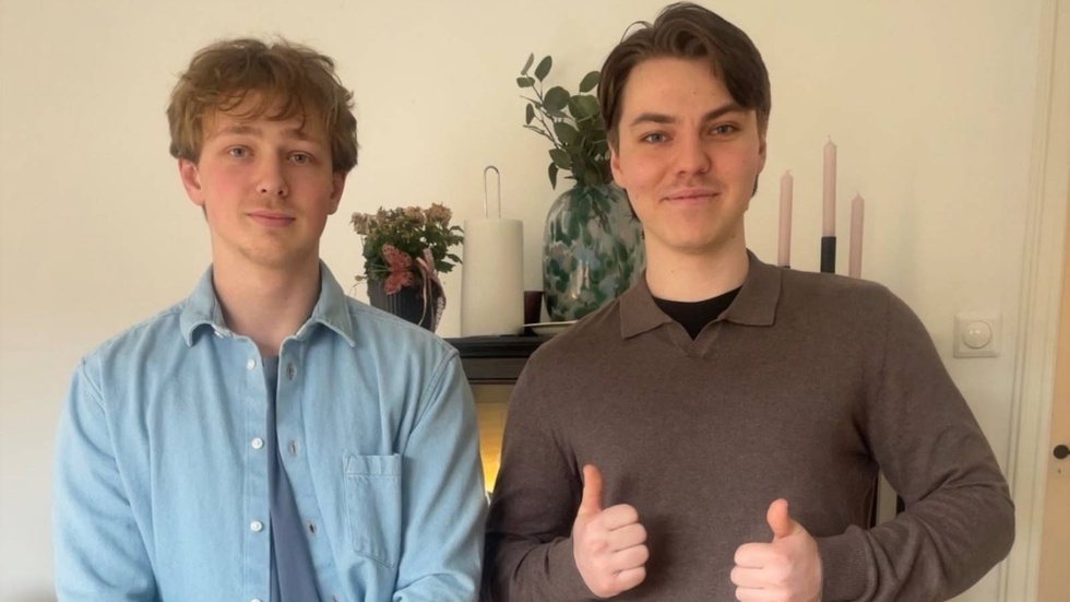 Karl Vogt och Jonas Appel ligger bakom paintballsatsningen i Hällberga.