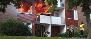 Person till sjukhus efter brand – elsparkcykel misstänks