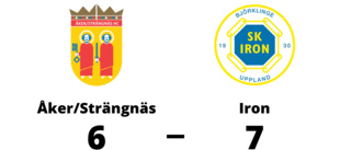 Efterlängtad seger för Iron - steg åt rätt håll mot Åker/Strängnäs