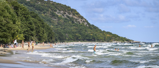 "Sveriges vackraste strand" förstörd av oväder