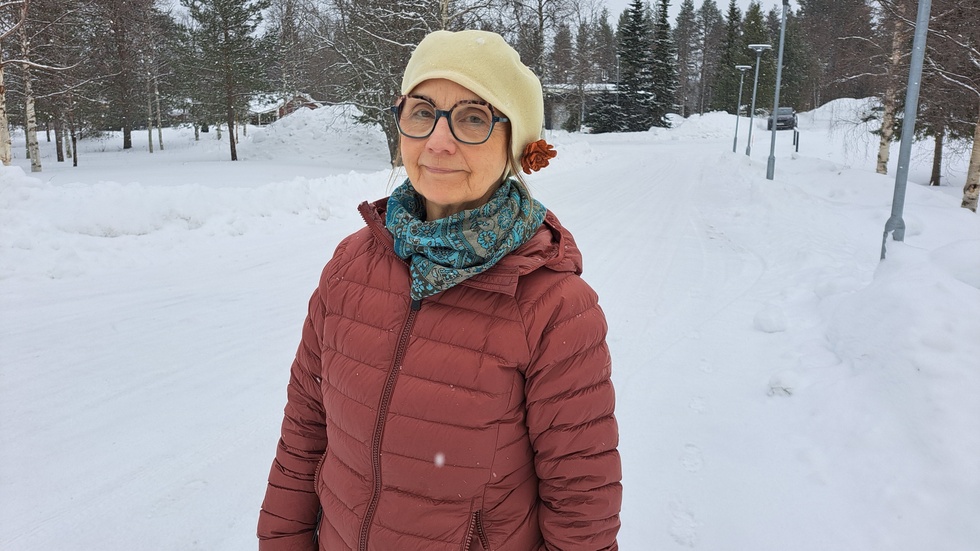 Kristina Alexandersson och hennes väninnor frontalkrockade med en lastbil i januari. Bilen blev det mest skrot av, men de tre kvinnorna klarade sig utan fysiska skador. 