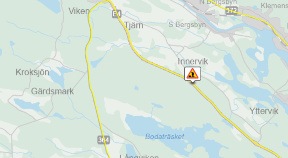 Här är platsen som påverkas.