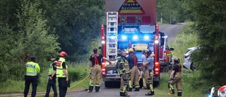 Brand vid villa i Östhammar   