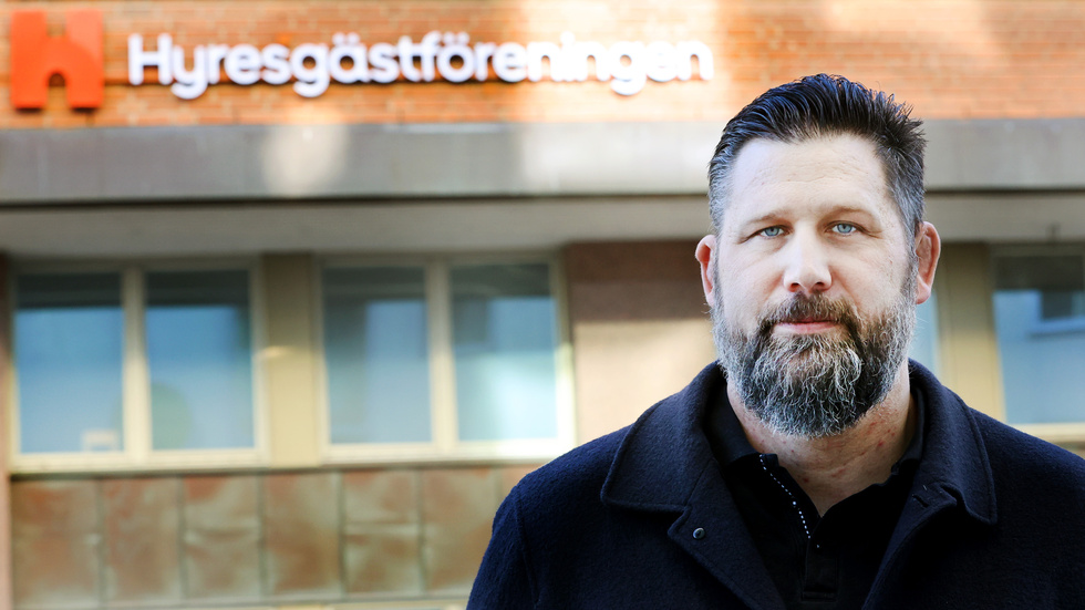 Patrik Wunderlich, förhandlingsledare på Hyresgästföreningen. 