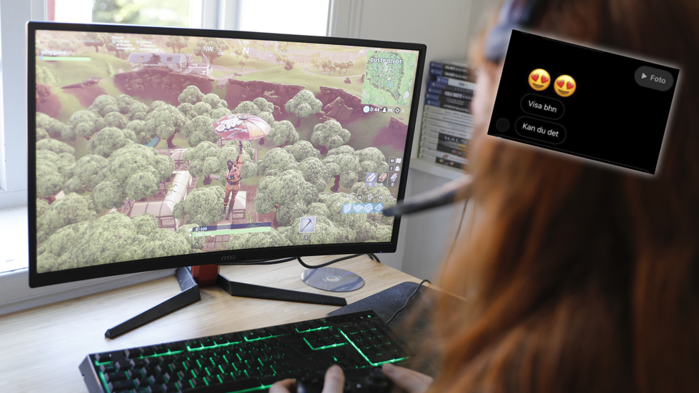 Flickan spelade bland annat datorspelet Fortnite med den 24-åriga Eskilstunabon. Nu åtalas han.