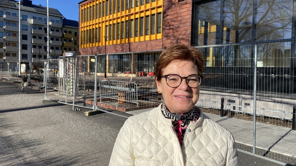 Nya gymnasieskolan är ett av de stora projekt som stadsbyggnadschefen Gunilla Fröman varit med och jobbat fram. Men när skolan invigs i höst får hon inte vara med och klippa bandet, då har hon gått vidare till nya äventyr.