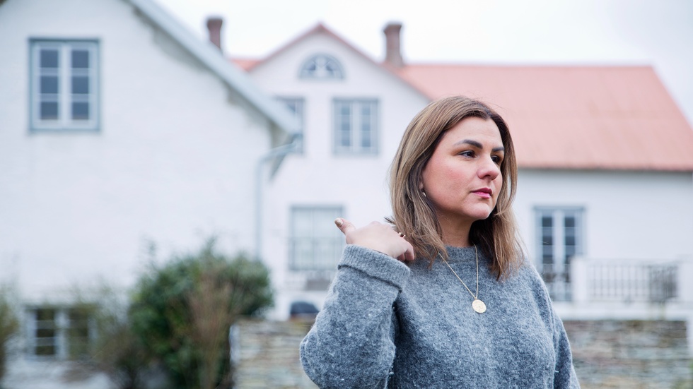 ”Jag brukade släpa med mig tonvis med stenar och snäckor när jag varit utomlands och har alltid haft ett stenintresse. Det är så fantastiskt här på Gotland med alla fossiler”, säger Sandra Teresa Molander.