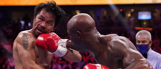 Pacquiao förlorade i comebacken