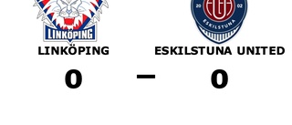 Mållös match när Linköping mötte Eskilstuna United