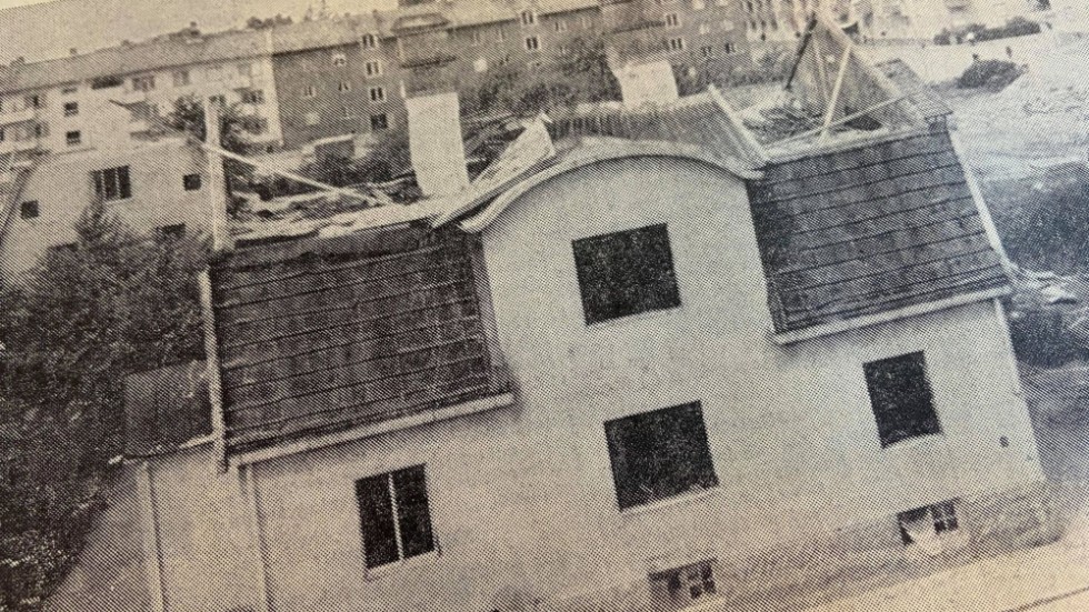 Kuriren för 50 år sedan: Ett helt kvarter, med stans äldre hus, har rivits för att ge plats för en vårdcentral. Nu ser det inte ut som att vårdcentralen kommer att byggas.