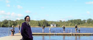 Barn nappade på magnetiskt fiske