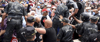 Protester mot polisvåld sprids i Tunis