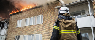 TV: Se branden i flerbostadshuset