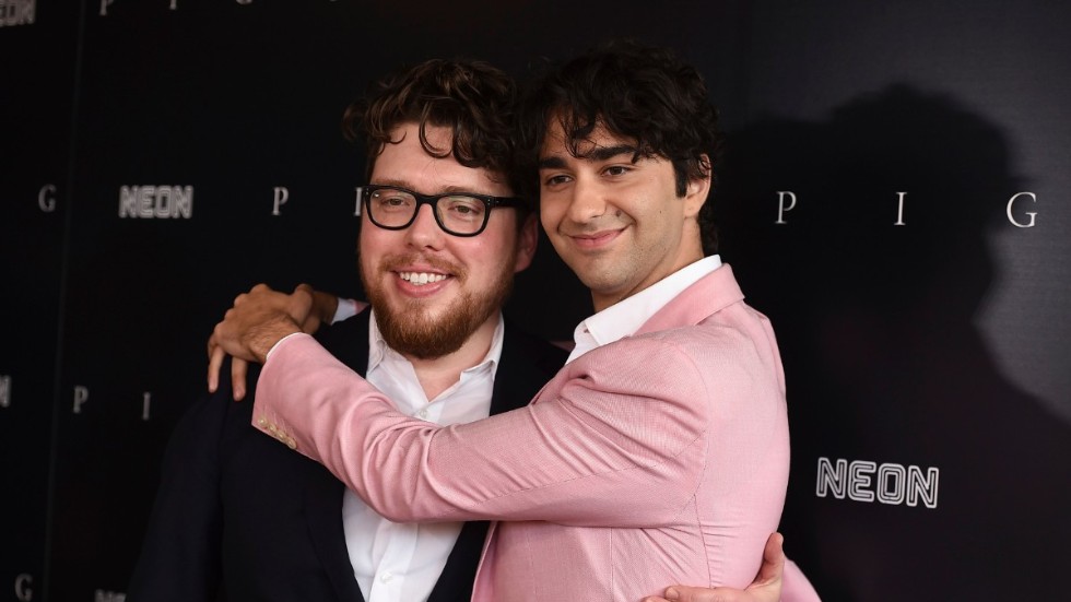 Michael Sarnoski tillsammans med Alex Wolff som också har en roll i filmen. Arkivbild.