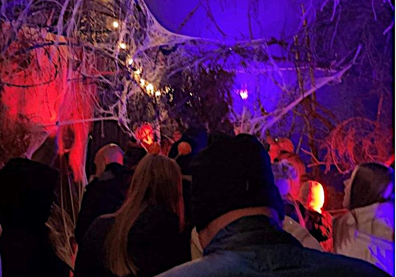 Långa köer bildades vid attraktionerna under Horror Nights. 