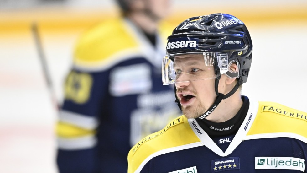 Segern efter straffläggning hemma mot Kristianstad satt långt inne för Simon Öneruds HV71. Arkivbild.