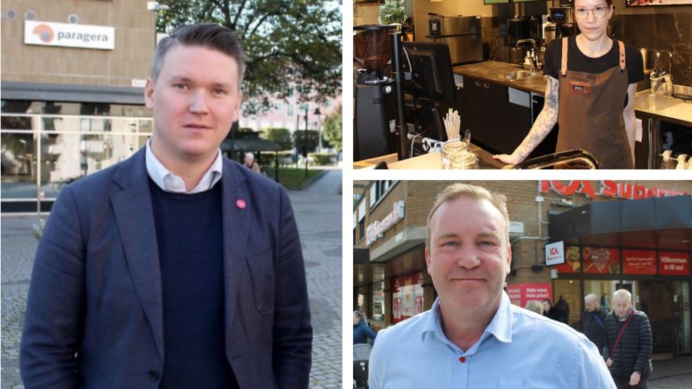 David Nilsson, Micaela Petersson och Mikael Oskarsson är på olika sätt berörda av fredagens beslut att två veckors personlig lockdown ska gälla i Östergötland.