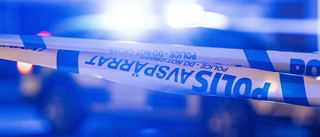 Man anhållen för mord mitt i Falkenberg