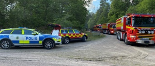 Förrådsbrand vid Rosenkällasjön