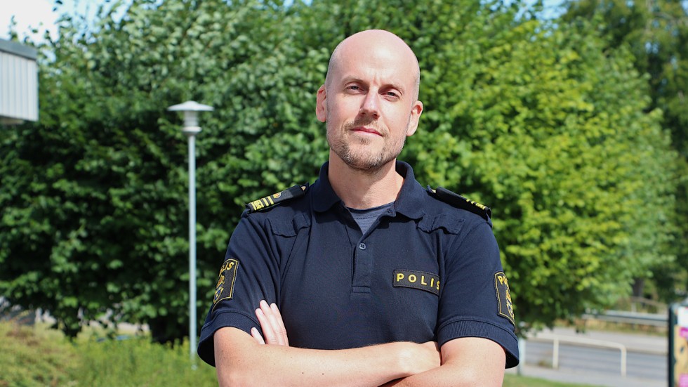 Olof Fäldt vid Polisregion Öst.