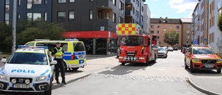 Brand i flerfamiljshus i Luthagen – ingen skadad