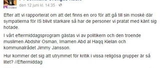 Pojke hotades efter radiointervju