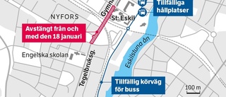 Tre veckor långt stopp för både bil och buss