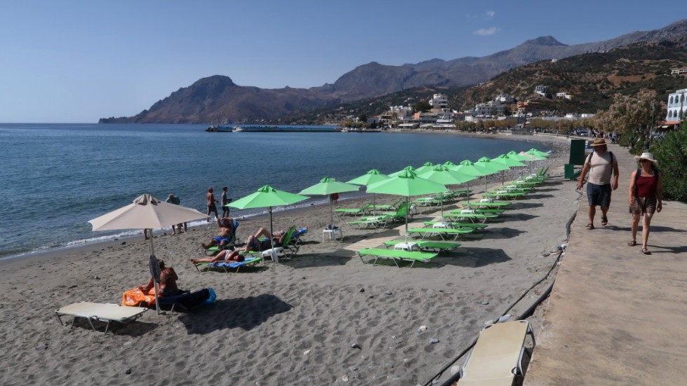 Researrangören Detur har ställt in resor till Kreta. Arkivbild.