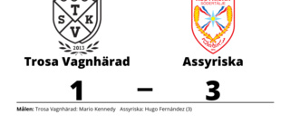 Assyriska ny serieledare efter seger