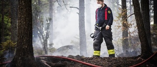 Skogsbrand strax utanför Flen