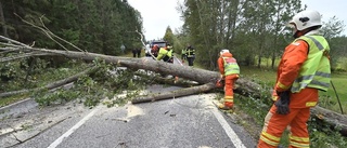 Hårda vindar gjorde många strömlösa