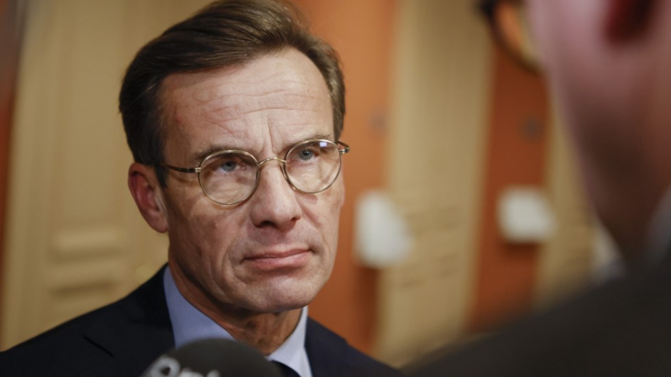 Miljöpartiet vill att konstitutionsutskottet granskar statsminister Ulf Kristersson (M). Arkivbild.
