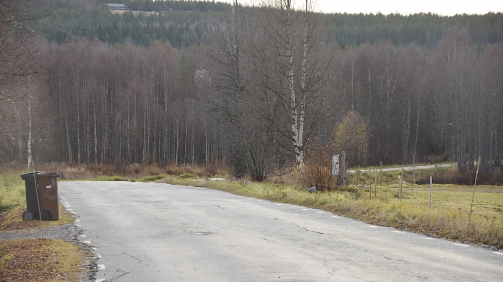 Oskyddade trafikanter måste på den här sträckan av väg 603 gå eller cykla tillsammans med övrig trafik, som till elva procent består av tung trafik.