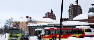 Parkeringsstrul på busstationen