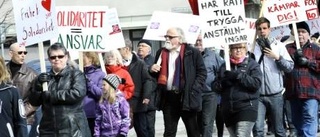 220 demonstrerade i Luleå