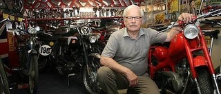 Motorcykeln är hans stora njutningsmedel