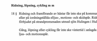 Inte bara respektlöst - förbjudet att gå i skidspåren